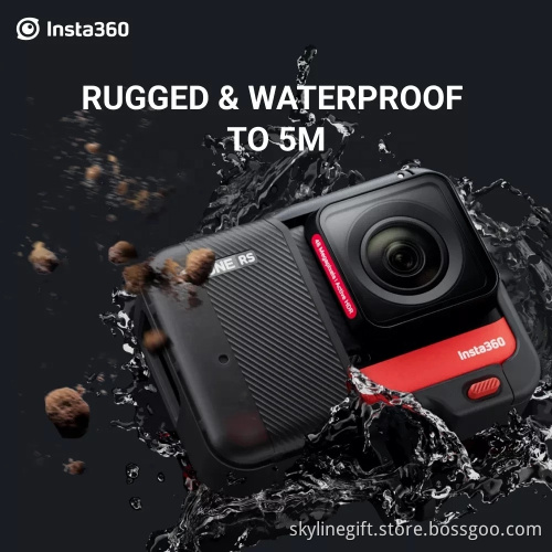Insta 360 ONE RS Sport Action Camera 4K 5.7K 48MP Waterproof 1-Inch Lens Panoramic Camera